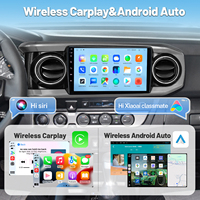 Autoradio Android 13 avec écran tactile IPS de 10 pouces, GPS Navi, CarPlay sans fil, Android Auto pour Toyota Tacoma 2016-2021