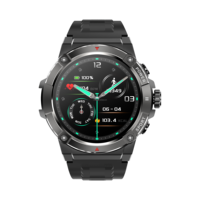 Montre connectée Android haut de gamme pour homme avec écran AMOLED HD, appels vidéo, GPS, WIFI, fonctionnalités IP68 pour le sport, bracelet en silicone, fonction calendrier HW009