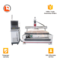 Routeur CNC 4 axes 1325 ATC pour le travail du bois, machine de découpe CNC 4*8 pieds pour MDF, fabrication de meubles et de portes en bois