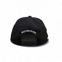 Casquette de baseball en maille à 6 panneaux de haute qualité, séchage rapide, trous de ventilation, broderie 3D, ajustée, style sportif, vente en gros