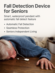 Thông minh sức khỏe người cao tuổi rơi cảnh báo thiết bị 24/7 rơi màn hình mặc khẩn cấp cuộc gọi nút home chăm sóc an toàn báo động SOS cảnh báo mùa thu - Product Image 6