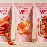 New Arrival Customized Resealable Doypack High Glossy Finish Zipper Pouch for Fried Chips Popcorn and Puffed Food Packaging
