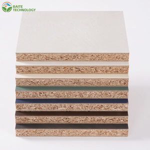 Tablero de Partículas de Álamo Ecológico de 9-25 mm, Serie Moderna de Grano de Madera de Color Puro de Doble Cara con Chapa de Melamina para Cocina - Product Image 3