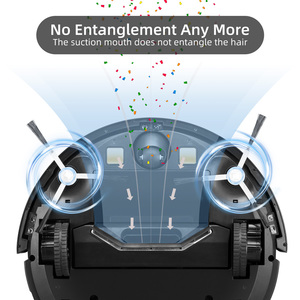 Smart Home 3-in-1 Robot Vacuum Cleaner <b>Mop</b> Filter Wet <b>Dry</b> Functions Battery-Powered Gyroscope Navigation for Hotels Wet and <b>Dry</b> - Product Image 3