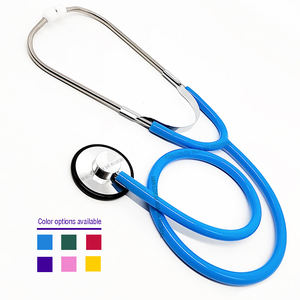 Fábrica por atacado Não-frio Anel peso leve Pediátrica dupla cabeça enfermeira médico estudante metal plástico médico estetoscópio - Product Image 4