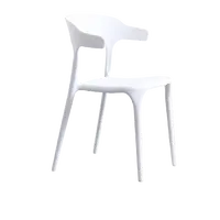Hersteller Großhandel Hochwertige nordische Esszimmer Kunststoff Stuhl Rücken Erwachsenen Sessel Erwachsenen Kunststoff Stuhl Haushalt Kunststoff