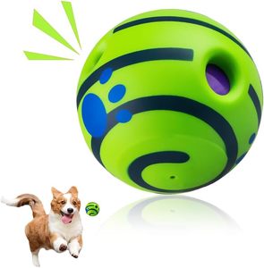 ลูกบอลมีเสียงสำหรับสัตว์เลี้ยงของเล่นสุนัขแบบอินเทอร์แอคทีฟมีเสียงร้องหัวเราะคิกคักเมื่อกลิ้งหรือเขย่าของเล่นสุนัข - Product Image 1