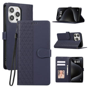 Étui de téléphone portable en cuir d'usine pour <span class=keywords><strong>HUAWEI</strong></span> Mate 60 P60 Pro Nove 11 Series Boucle magnétique Étui à rabat pour téléphone - Product Image 3