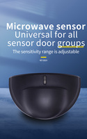 Capteurs radar micro-ondes de type relais YET-DS31 avec optocoupleur et réglage de distance, faisceaux de capteurs photocellules pour porte de garage