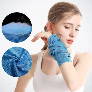 Tùy chỉnh thực hiện làm mát cổ tay khăn nhanh khô băng thể thao cổ tay bảo vệ tay mỏng phong cách cảm giác lạnh khăn thể thao cho nam giới và phụ nữ