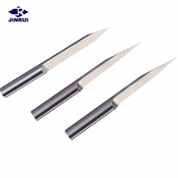 Fraises CNC à graver, en carbure de tungstène, outils de tour, 20 w, 3.175mm
