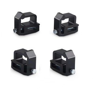 Heavy Duty Roof Mount Clamps Aluminum Black Silver 1/4/6 Piece Pack For Car Truck Campervan <b>Racks</b> - Product Image 1
