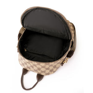 Mochila Modelo 2025 Hecha de Material PU. El forro está hecho de poliéster y presenta patrones geométricos.5928 - Product Image 2