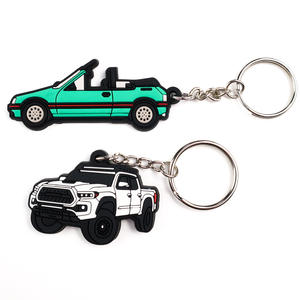 <span class=keywords><strong>Porte</strong></span>-clés en caoutchouc PVC personnalisés en forme de <span class=keywords><strong>moto</strong></span> - Product Image 4