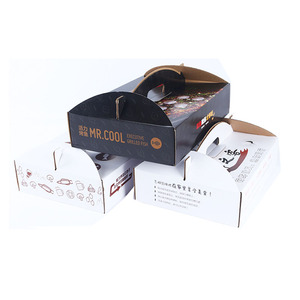 <span class=keywords><strong>Scatole</strong></span> <span class=keywords><strong>per</strong></span> Pizza Pieghevoli Personalizzate in Cartone Ondulato con Manico Fustellato <span class=keywords><strong>per</strong></span> Imballaggio di Pesce Grigliato e Pollo Fritto - Product Image 6
