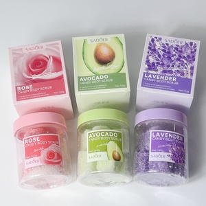 Gommages corporels en cubes de sucre de fruits biologiques végétaliens, exfoliants doux, très vendus, pour adoucir et éclaircir la peau, boule de sucre corporel à l'avocat - Product Image 6