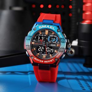 Reloj Deportivo SMAEL 8066, a Prueba de Agua, con Cronógrafo, Analógico y Digital, de Doble Pantalla, para Hombre - Product Image 2