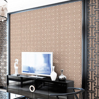 Papier peint géométrique non tissé YC 2026 moderne, imperméable et ignifuge, pour la décoration d'appartements et de maisons, papier peint mural de fond