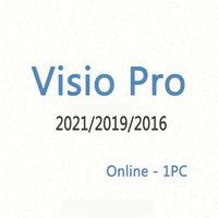 Clé d'activation officielle Visio 2024/2021/2019/2016 Pro, code de licence authentique PP, licence de vente au détail, 100% à vie