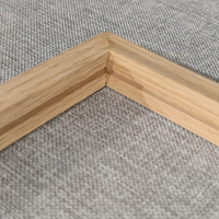 Bingkai Kayu Solid Premium untuk Model Peta Kota 3D Kayu Oak, Teak, Walnut, Marupa, Malpe, Beech, Dapat Disesuaikan untuk Dinding atau Meja
