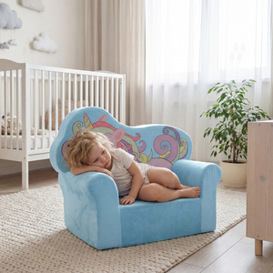 <span class=keywords><strong>Fauteuil</strong></span> pour tout-petits en <span class=keywords><strong>mousse</strong></span> ultra-douce personnalisé, vente en gros d'usine, imprimé <span class=keywords><strong>licorne</strong></span> amovible et lavable, canapé pour enfants - Product Image 3