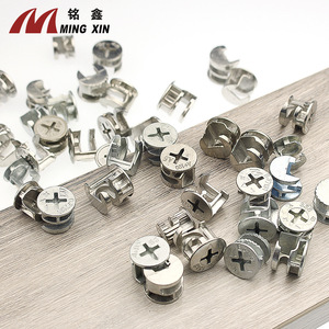 Conector de Muebles Ming Xin, Rueda Excéntrica de Aleación de Zinc 18 16, Tuerca de Bloqueo - Product Image 2