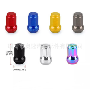 น็อตล้ออะลูมิเนียมอัลลอยด์ 12 มม. P1.25 สีแดง สำหรับอัพเกรดล้อรถยนต์ พร้อมเครื่องมือซ็อกเก็ต - Product Image 4