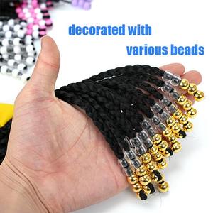 Extension <span class=keywords><strong>de</strong></span> Cheveux Tressés en <span class=keywords><strong>Queue</strong></span> <span class=keywords><strong>de</strong></span> <span class=keywords><strong>Cheval</strong></span> pour Enfant <span class=keywords><strong>Postiche</strong></span> Synthétique <span class=keywords><strong>avec</strong></span> Nœuds Perruques Pince <span class=keywords><strong>Élastique</strong></span> pour Filles Bébés Cadeau pour Enfants - Product Image 4