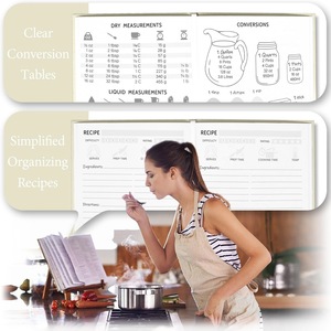 Diario Personalizzato con Copertina Rigida Retrò, 100 Fogli Interni, Rilegatura a Filo, Impermeabile, per <span class=keywords><strong>Ricette</strong></span> Familiari - Product Image 4