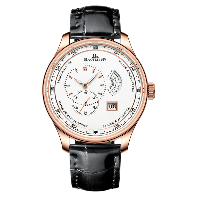 Men's Stainless Steel Multi-function Luxury Fully Automatic Mechanical Watch