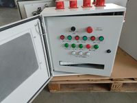 Boîte de contrôle triphasée simple armoire de distribution d'alimentation UPS électrique basse tension IP65 étanche 200A 12 équipements de prises
