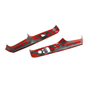 Para <span class=keywords><strong>Toyota</strong></span> <span class=keywords><strong>Supra</strong></span> GR A90 <span class=keywords><strong>MK5</strong></span> fibra de carbono Real accesorios interiores de coche puerta reposabrazos ventana interruptor botón Panel decoración cubierta - Product Image 4