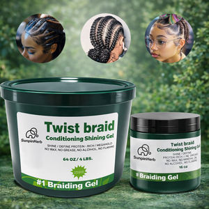 Gel Fijador para Peinados con Trenzas Loc Twist n Control, Fijación Fuerte, Orgánico, a Base de Hierbas, Sin Alcohol, Unisex, para Todo Tipo de Cabello - Product Image 2