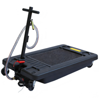Osate Bac de vidange d'huile robuste de 17 gallons à profil bas avec pompe 12V - Bac de vidange de liquides portable pour réparation automobile
