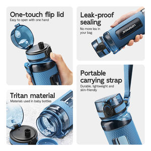 Bouteille d'eau en plastique avec infuseur à boire à une main Design de mode Bouteille à boire Cadeaux d'affaires - Product Image 3