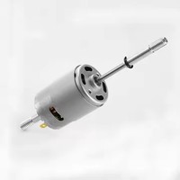 775 moteur arbre étendu moteur de ventilateur à couple élevé Micro DC petit moteur accessoires roulements à billes 12v24