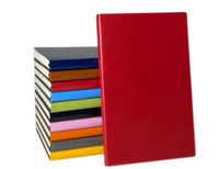 Carnet de notes A5 en cuir PU à couverture souple avec impression couleur personnalisée, carnet de composition d'exercices pour étudiants