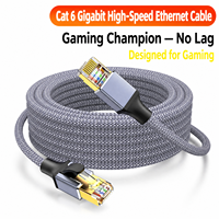 Câble réseau Gigabit Cat6, câble Ethernet RJ45 haute vitesse pour ordinateur, routeur, maison et ingénierie réseau
