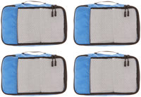 Gelory Cubes d'emballage de compression légers Organisateur de bagages de voyage Sac de rangement de voyage Cubes d'emballage