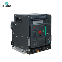 Disjoncteur à air PUGO série PLW1-2000 ACB 630 2000A intelligent universel 50kA 380V pour système de distribution d'énergie Zhejiang