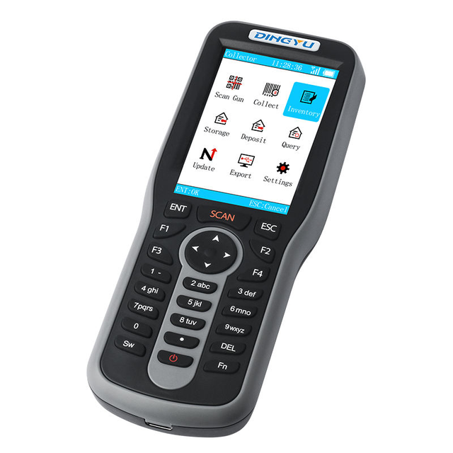1D 2D Wireless Handheld Barcode Scanner for Inventory Library Warehouse Data Collector