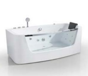Di lusso moderno acrilico Jakuzzi vasca da bagno interna idromassaggio in fibra di vetro doppio idromassaggio Jaccuzi Spa vasca da bagno - Product Image 4