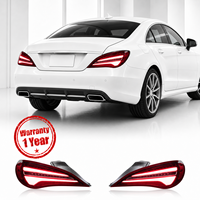 Conjunto de Luces Traseras ABS OEM Estándar 1:1 para Mercedes Benz CLA W117 C117 2014-2019, Listo para Instalar con Arnés de Cableado