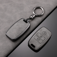 Coque de protection pour clé de voiture en cuir TPU avec porte-clés, compatible Kia K2 K3 K4 K5 KX3 – Accessoire automobile durable pour l'intérieur – Offre spéciale