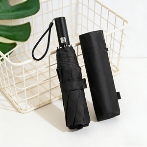 Wholesale 27 Inches Large Size <b>Automatic</b> Full Open and Close Folding <b>Umbrella</b> Business Three Fold Travel <b>Umbrella</b> - Product Image 1