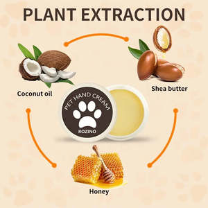 Crema Humectante Natural para Patas de Mascotas, Protección para Patas de Mascotas, Bálsamo para Patas de Gato con Aceite de Coco, Contra el Calor y el Pavimento Caliente - Product Image 5