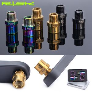 RISK RT109 Extensores y espaciadores de pedal de bicicleta de titanio de 16mm y 20mm para bicicletas de montaña y carretera-Piezas de conducción cómoda - Product Image 2