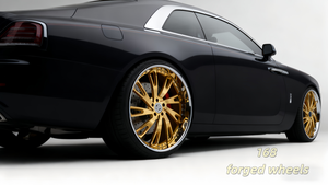 168 изготовленные по индивидуальному заказу 2 роскошные золотые кованые автомобильные колеса с хромированными губами и многоспицевыми колесами для Land Rover Range Rover Bentley - Product Image 6