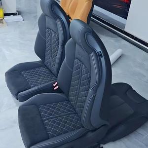 <span class=keywords><strong>Coprisedili</strong></span> in Pelle Personalizzati per <span class=keywords><strong>Audi</strong></span> A1 A2 <span class=keywords><strong>A3</strong></span> A4 A5 A6 A7, Set Completo Sportivo Resistente all'Usura - Product Image 1