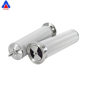 Élément filtrant en maille métallique sinterisée de haute qualité Huahang, acier inoxydable 304, cartouche filtrante sinterisée - Product Image 3